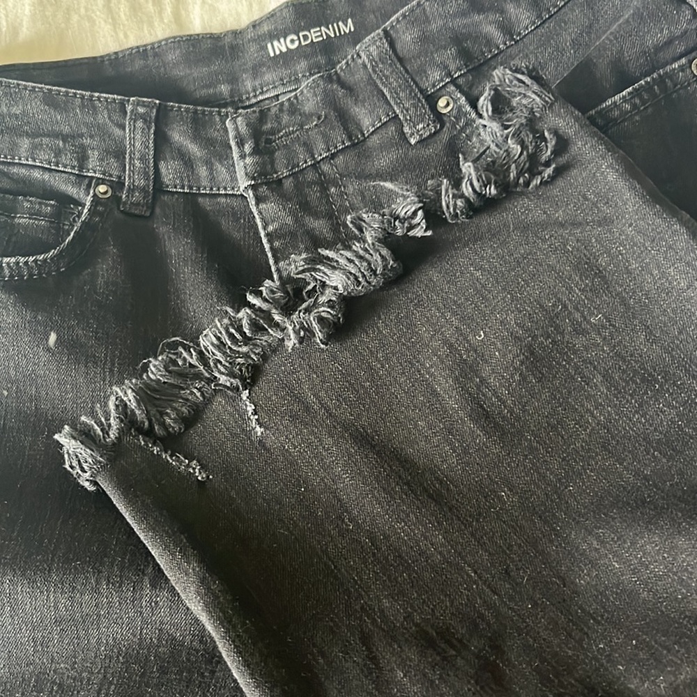 Wide leg denim
